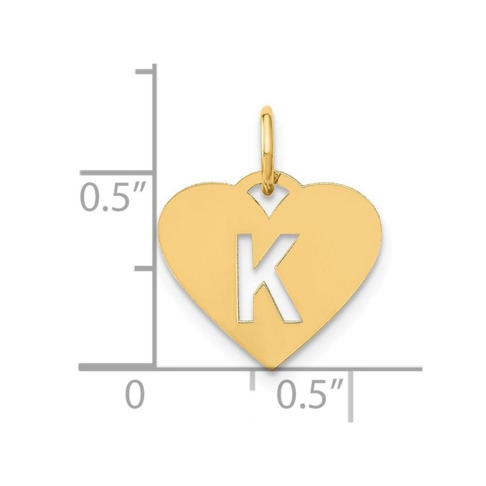 Kazi Luxury 14k Yellow Gold Initial Letter K Init… - image 4